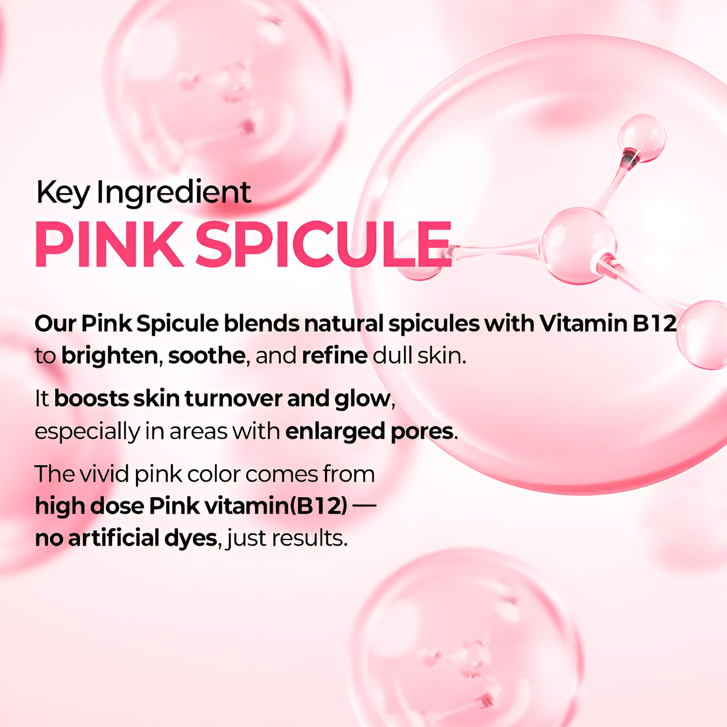 Pink Spicule Serum - For Radiant Skin & Refined Pores
