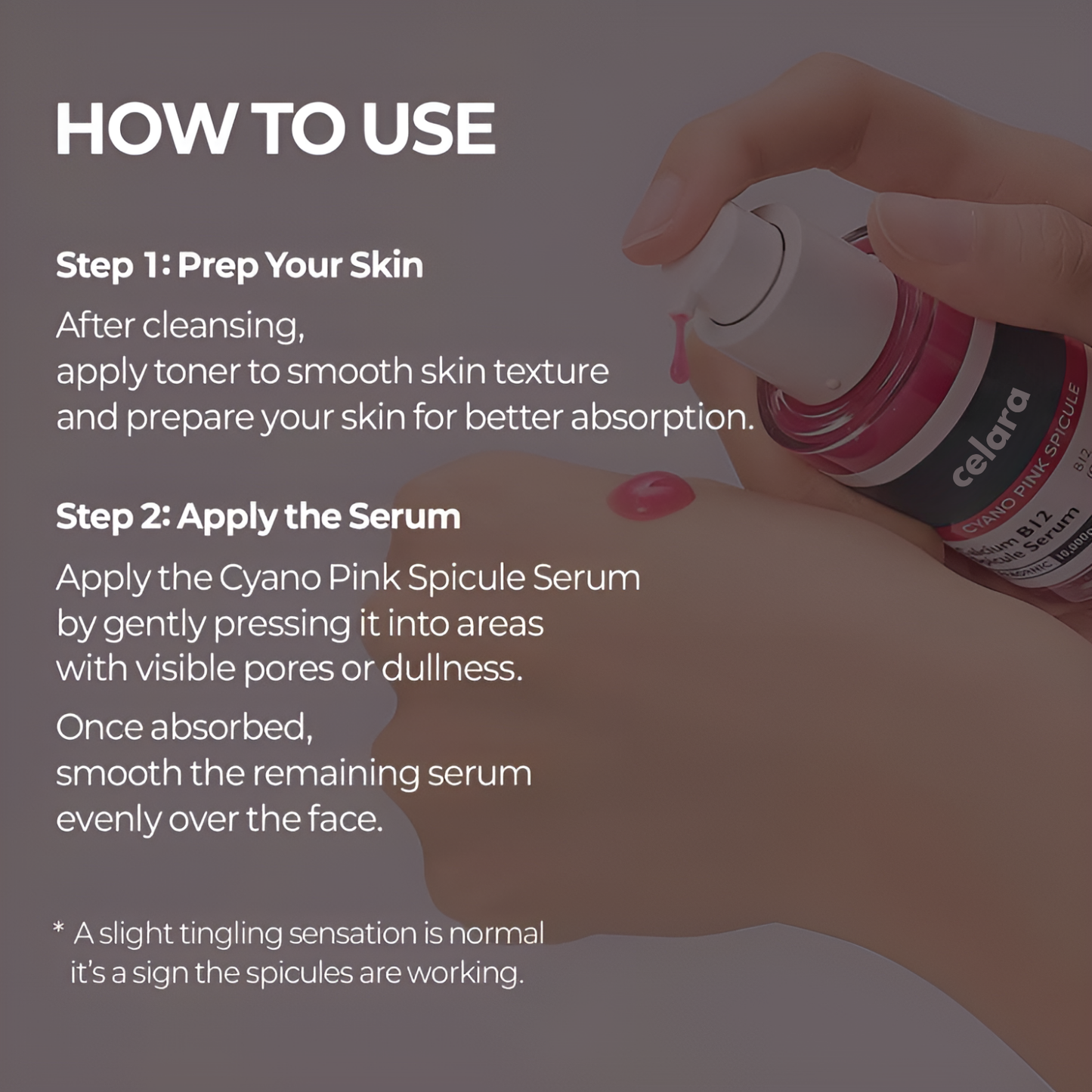 Pink Spicule Serum - For Radiant Skin & Refined Pores